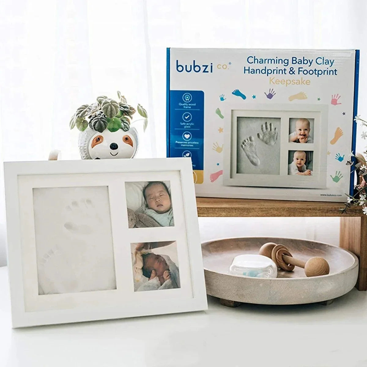 DIY Baby Print Keepsake Frame